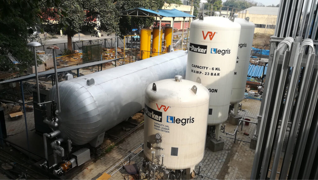 gas supply & maintainence of vessels