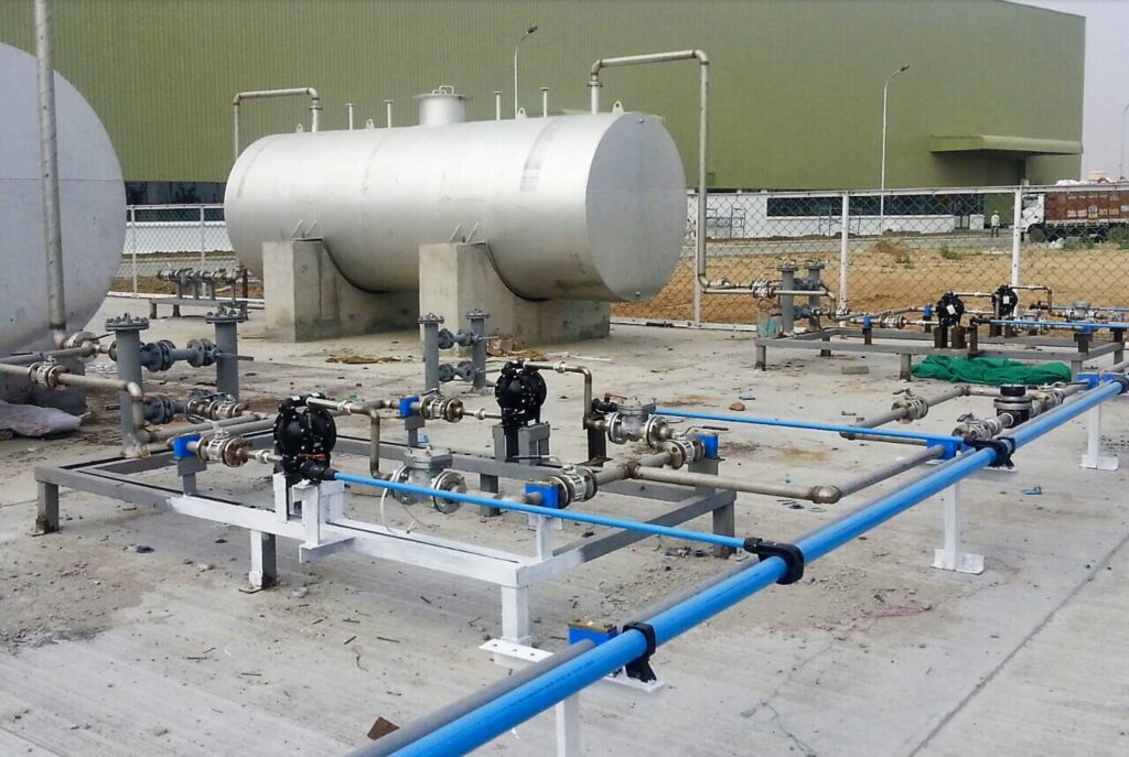 Fire safe mechanical automation for gas transport