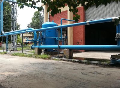 Gas distribution network piping systems